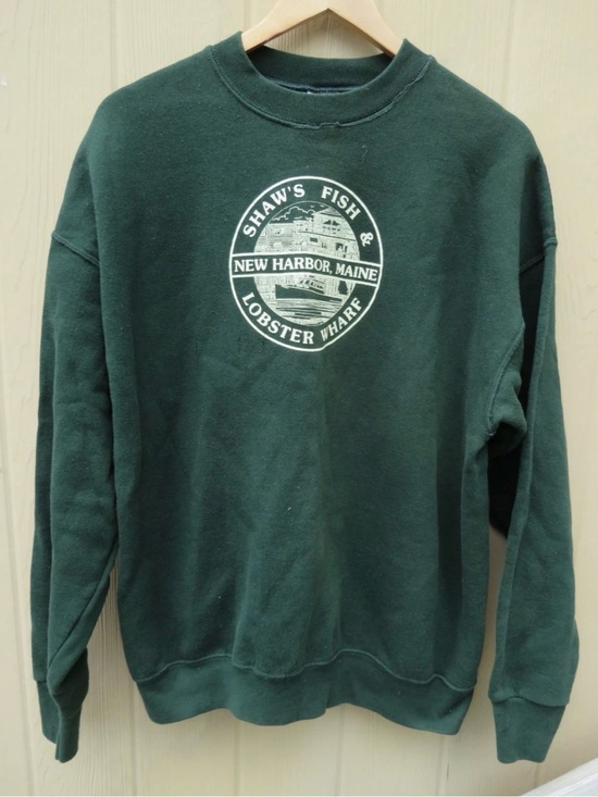 Fruit of the Loom Other - New Harbor Maine Green Crewneck Sweater XL